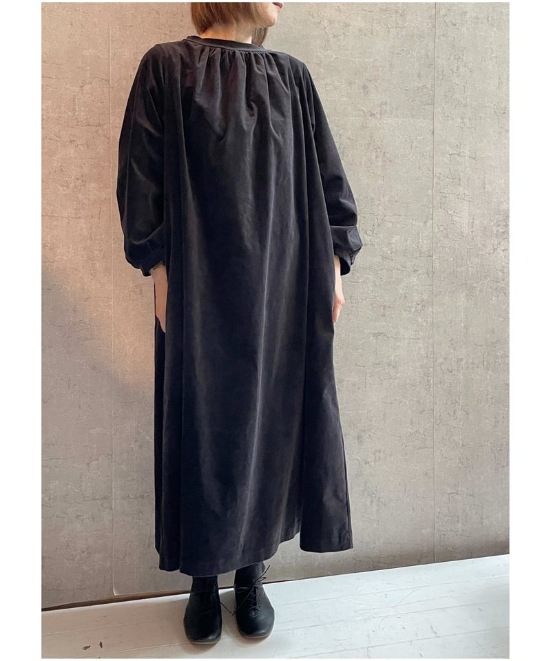 FABRIQUE en planète terre 252−066 ベルベットワンピース ス