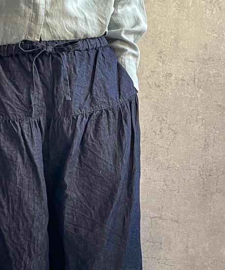 Gauze#  G763　インディゴクリムトパンツ(basic)　INDIGO