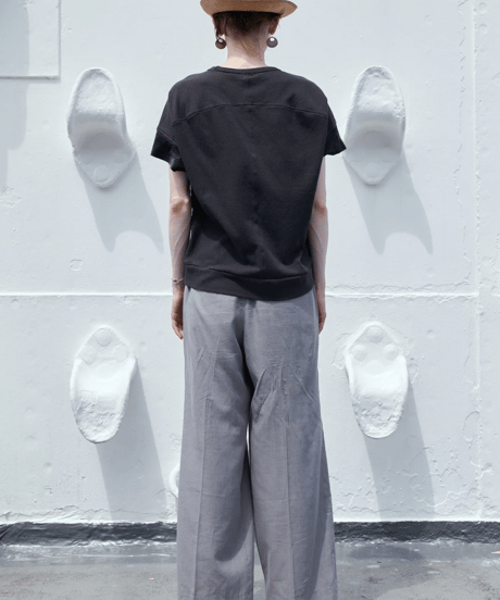 2025SS DU TANGO  DP-0351　サマーウールドロストパンツ　２カラーLIGHTGREY/NAVY