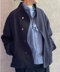 2025AW　DU TANGO　DA-0253　カルゼスウェードジャケット　NAVY