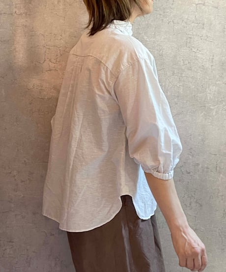 made in japan　Hands of creation  1620626 フリル襟７分袖ブラウス