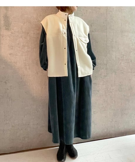 LABORATORY　LA429　ANONYMOUS EVEREST VEST　BEIGE