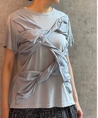 DC-0661　クロススカーフTEE　SAX