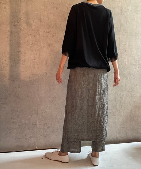 DP-0561　シェフラップパンツ　GREN CHECK
