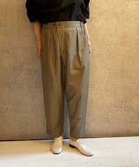「tsukinowa手拭いプレゼント」tsukinowa　TP069　コットンリネンのゆったりパンツ　maron