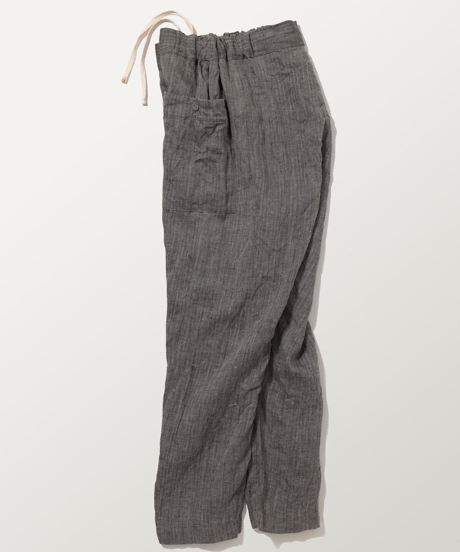 2025SS tannossa TP-0251　ヘリンボーンイージーパンツ　２カラー　NATURAL/CHACOAL