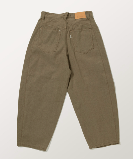 2025SS DU TANGO  DP-0451　リネンキャンバスジーンズ　KHAKI
