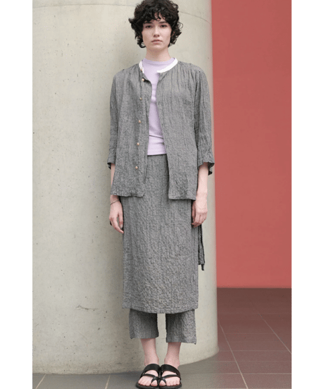 DP-0561　シェフラップパンツ　GREN CHECK