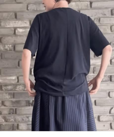 DU TANGO　DC-0551　フロントレースTEE　NAVY