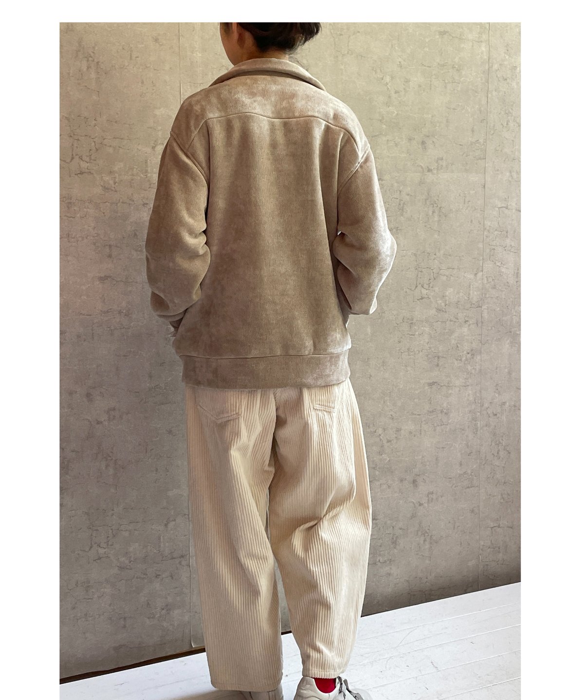 2025AW DU TANGO DC-0353 モールジャージブルゾン BEIGE | Le8