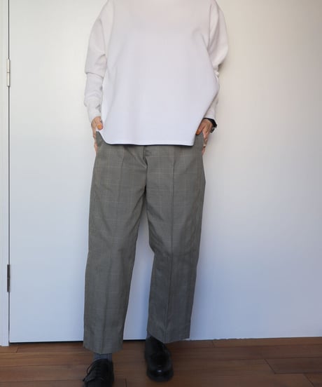 DU TANGO DP-0333 カプリワークパンツ　GLEN CHECK