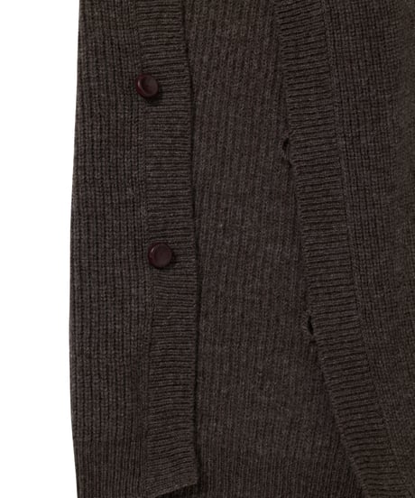 DU TANGO DK-0243 Vネックオープンベスト MUSTARD