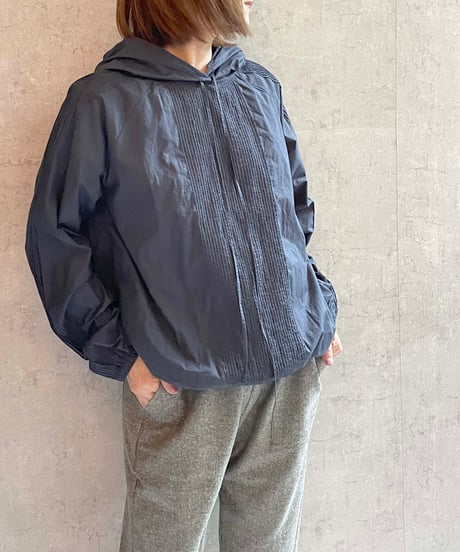 美品　ハンズオブクリエイション　リネン100 シャツワンピース　日本製　長袖 assiette（アシェット） | 高密度60/1サテン近江晒シャツワンピース