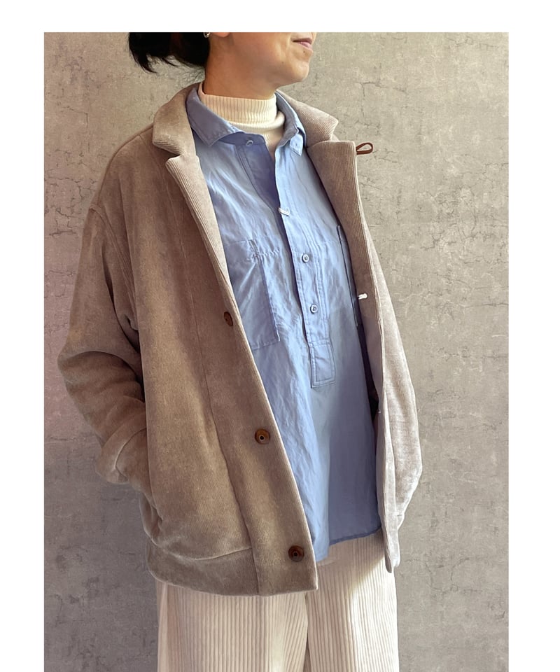 2025AW DU TANGO DC-0353 モールジャージブルゾン BEIGE | Le8