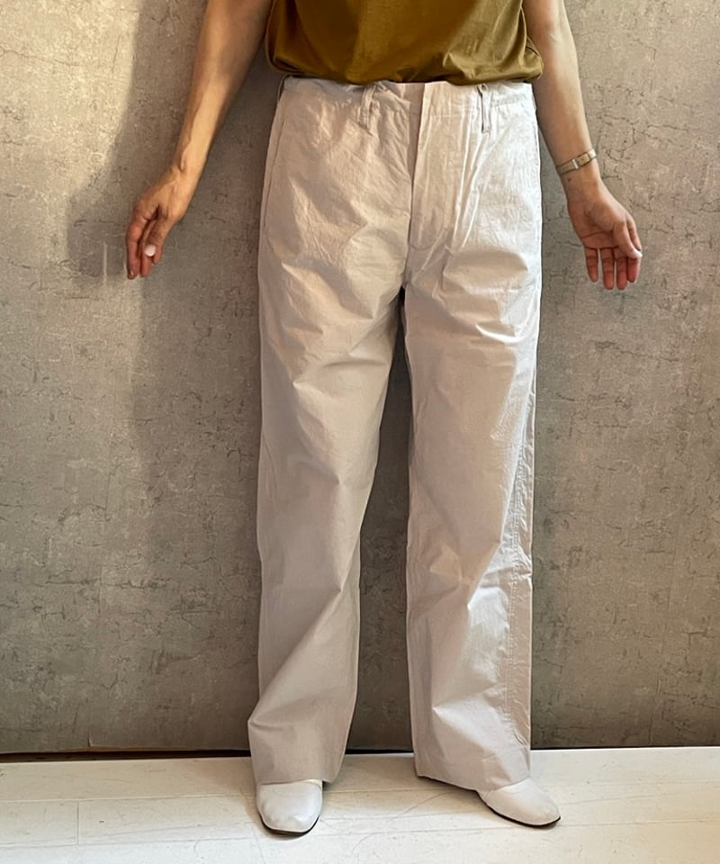 まるでシルクを纏うよう 軽やかなHermesCoaching Deja Vu パンツ DU TANGO DP-0141 サマーワークパンツ | Le8ème ルイチェム