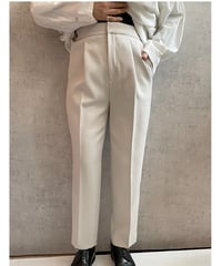 chouette テーパードタックパンツ　FOXGREY