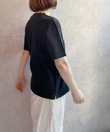 FABRIQUE en planète terre 　251−011　ワイドベーシック半袖TEE　BLACK