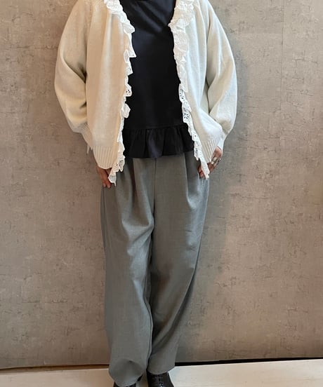 (g)グラム　g538　シーズンレス イージー パンツ GRAY