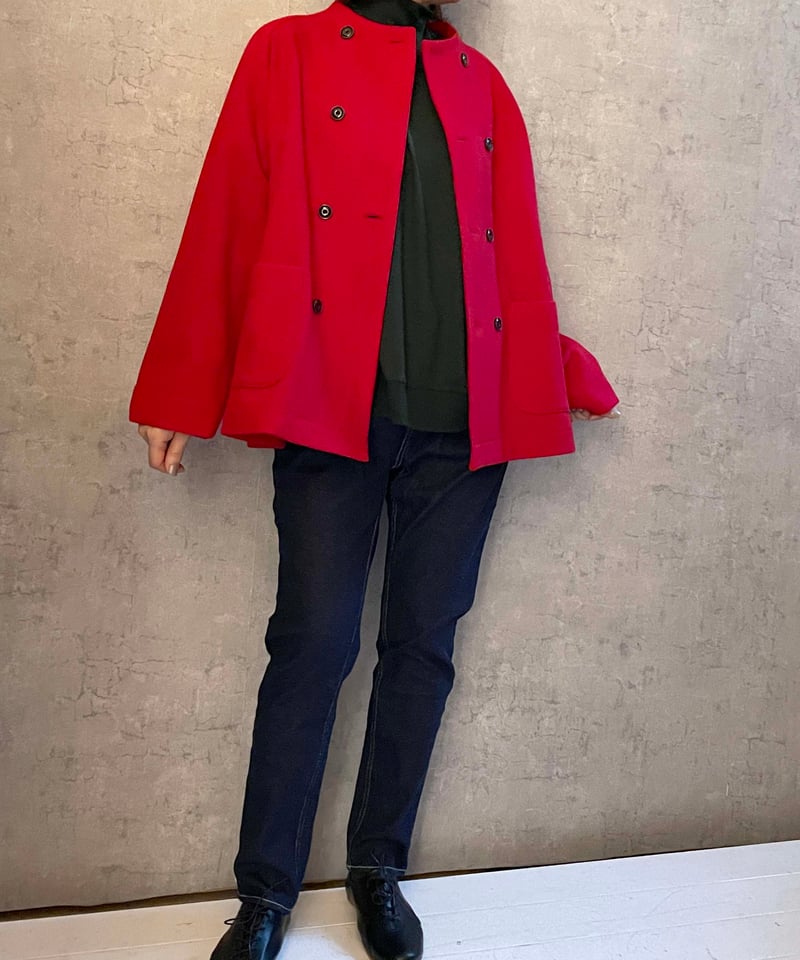 FABRIQUE en planète terre 242-072 ダブルボタンコート R