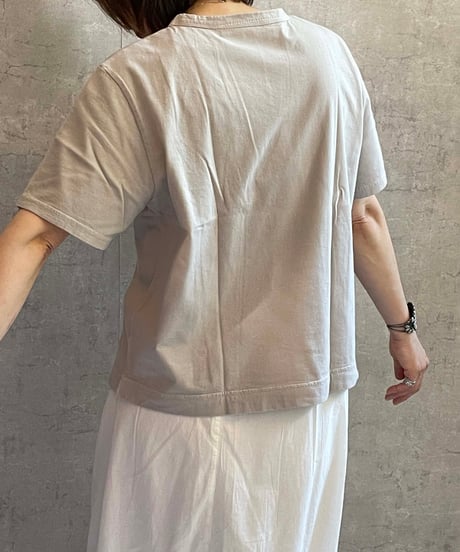 made in Japan   FABRIQUE en planète terre 　251−013　WIDE BASIC SHORT SLEEVE TEE  　グレージュ