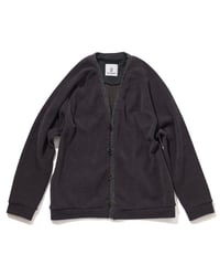 DC-0463　モールコールチロルカーディガン　 CHARCOAL