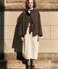 2025AW　DU TANGO　DA-0253　カルゼスウェードジャケット　KHAKI