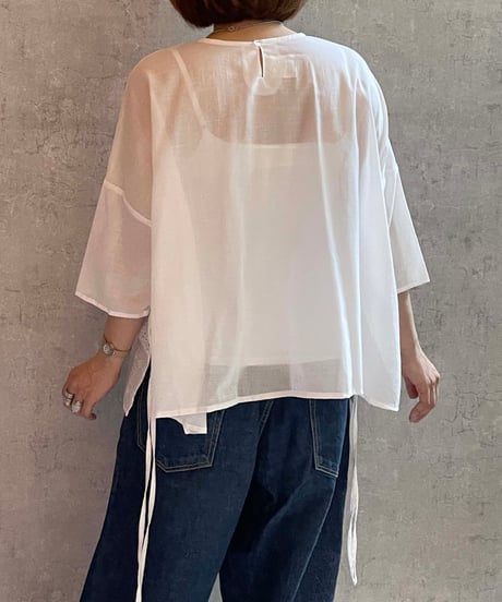 (g)グラム　g585 　レース３wayTOPS  WHITE