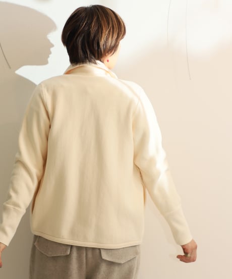 FABRIQUE en planète terre 　ショールカラーダブルジップカーディガン