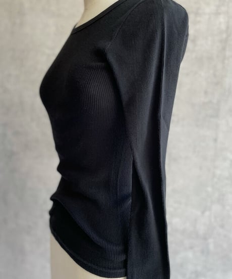 FABRIQUÉ n planète terre  　221-040　basic long sleeve　リブ長袖シャツ　２色