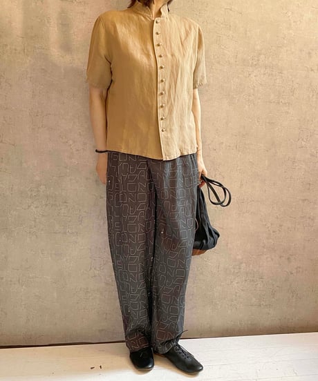 In trace(イントレース）kurumi button shirt　MOCA