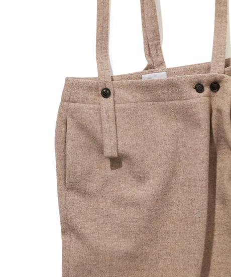 DB-0163　サスペンダーラップスカート　  BROWN CHECK
