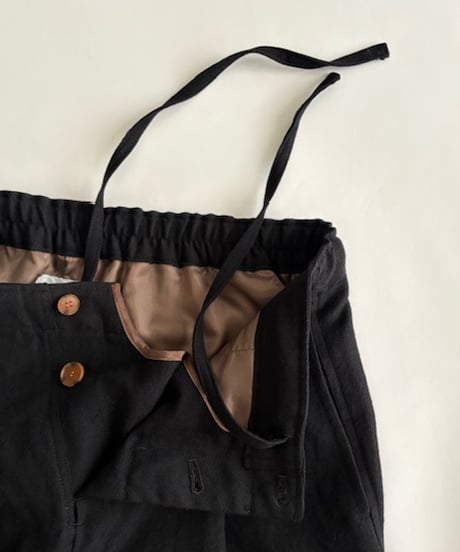 DU TANGO DP-0154 ウールリネンドロストリングパンツ　BEIGE / DARK NAVYの２カラー