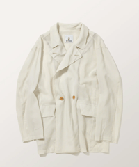 2025SS DU TANGO  DA-0251　シアーコットンサマージャケット２カラー　STONE WHITE/NAVY