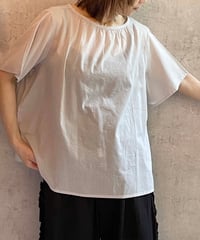 made in Japan   FABRIQUE en planète terre　261-115　ローン七分袖トップス　グレージュ