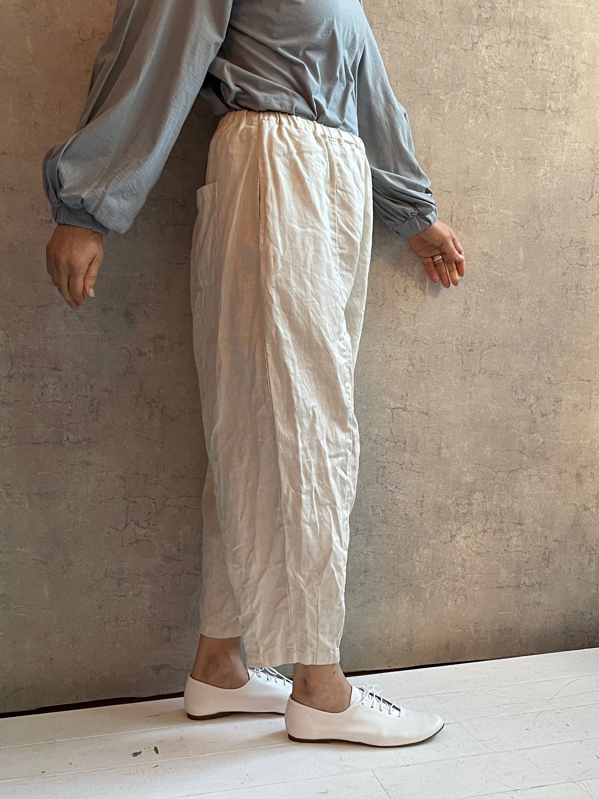 ☆Gauze# G1046 ナチュラルドライリネンチャーリーパンツ KINARI | Le8è
