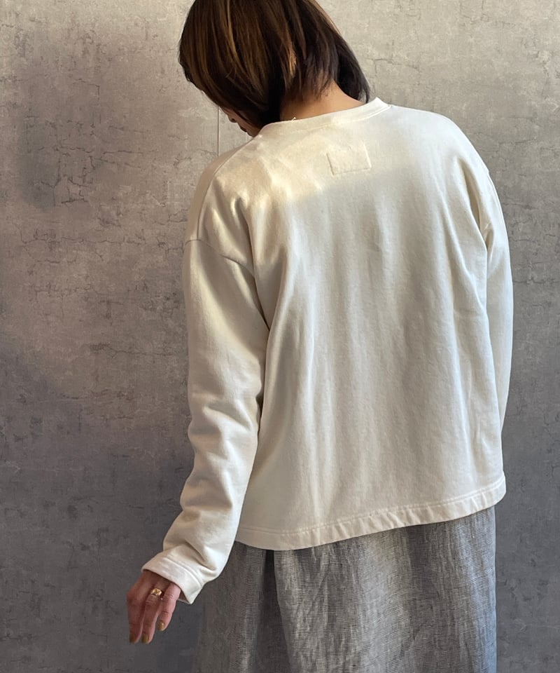 Hands of creation 1540866 ルナファライト裏毛ノーカラースナップ