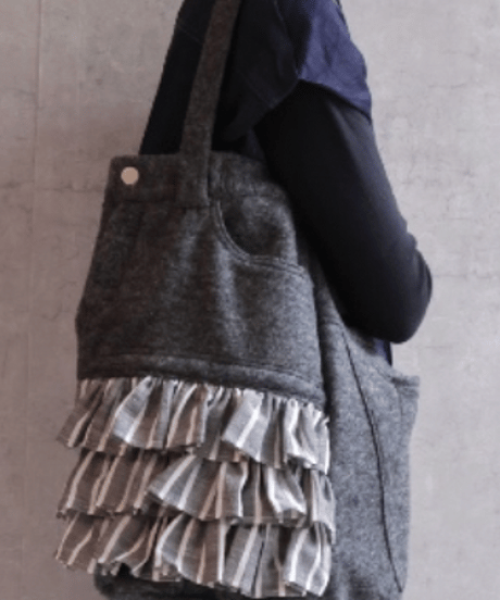 tsukinowa　TG055　リメイクバッグ　Grey