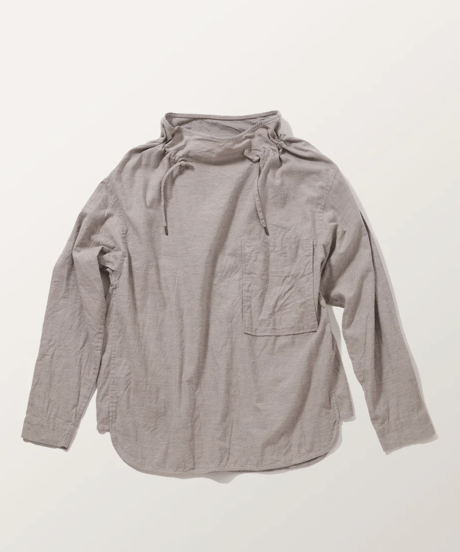 2025AW　DU TANGO　DS-0153　アジャストネックスモッグシャツ TOP　BEIGE