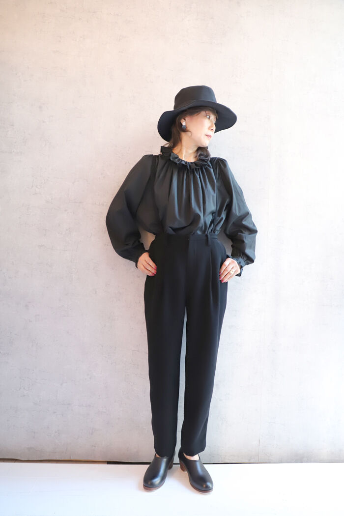 Bilitis dix-sept ans 2911-871 Frill Collar Blouse・ブラック