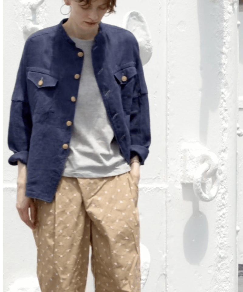 2025SS DU TANGO DA-0151 コロニアルジャケット LINEN BEIGE 2025SS DU TANGO DA-0151 コロニアルジャケット LINEN BEIGE