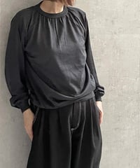 MANON  MNN-C-169 　WOOLギャザープルオーバー　GREY