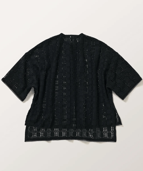 DS-0161　メッシュレースシャツ　IVORY