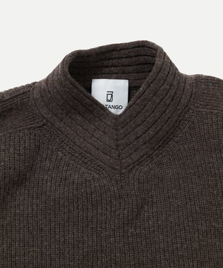 DU TANGO DK-0243 Vネックオープンベスト MUSTARD