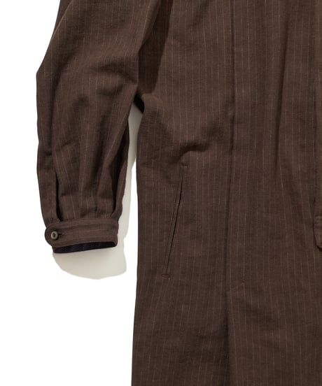 DO-0163　フランネルワンピース　  BROWN