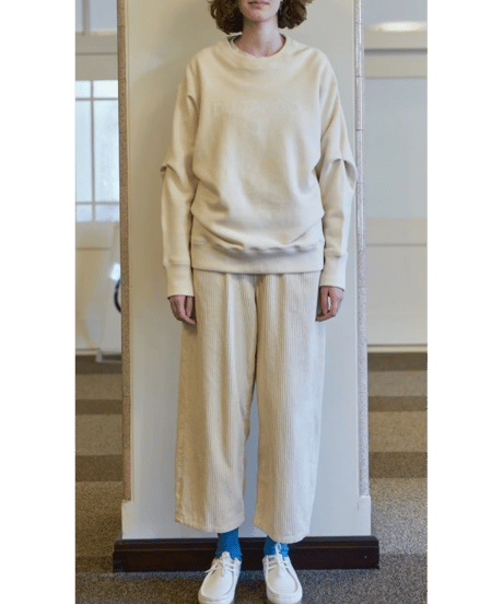 2025AW　DU TANGO　DP-0653　ワイドコール ルージーパンツ　OFF WHITE