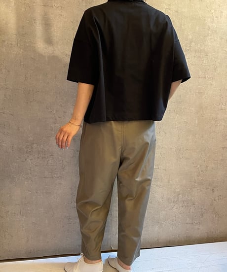 「tsukinowa手拭いプレゼント」tsukinowa　TP069　コットンリネンのゆったりパンツ　maron