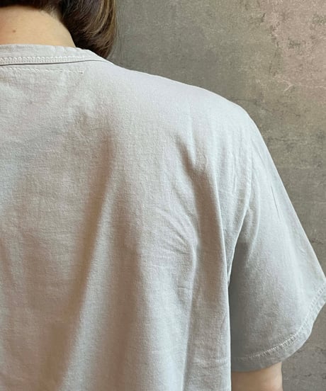FABRIQUE en planète terre 　251−011　ワイドベーシック半袖TEE　LIGHT GREY