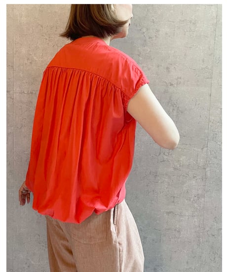 ★MANON SPSH-036　　切り替え異素材プルオーバー　ORANGE