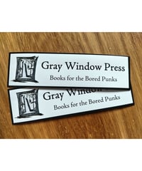 Gray Window Press ステッカー2枚セット