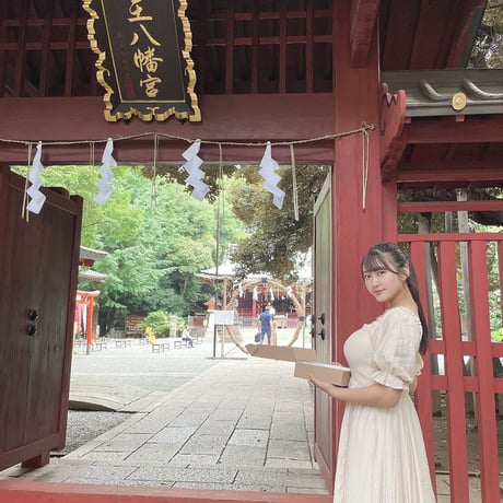 姫咲はな　お守り　神社参拝済　ピンク